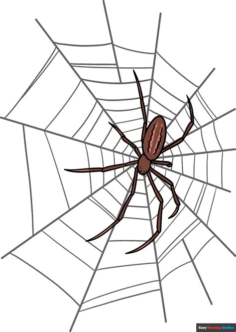 How to Draw a Spider Web with Spider - Really Easy Drawing Tutorial