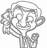 Mr Bean And Teddy coloring Page  Download Print Or Color Online For Free sketch template