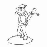 Top 10 Cricket Coloring Pages For Your Toddler sketch template