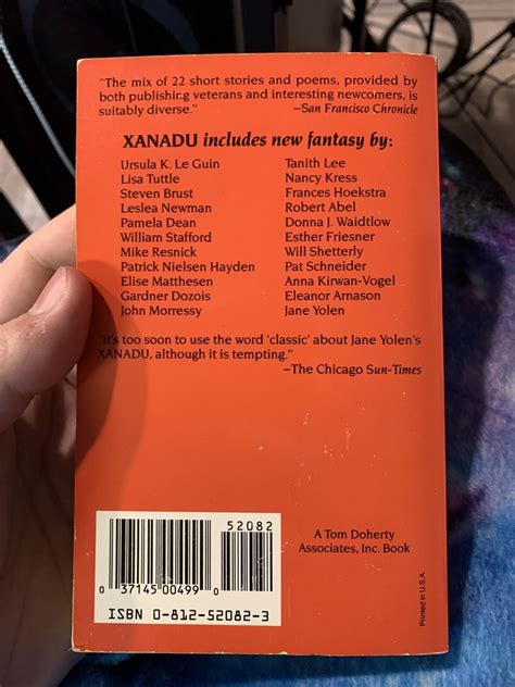 Xanadu Jane Yolen Paperback 22 Short Stories Fantasy Book 9780312863036 | eBay