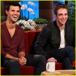 Robert Pattinson & Taylor Lautner: ‘Ellen’ Show Guests! | Kristen Stewart, Robert Pattinson ...