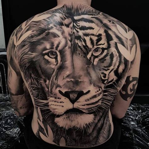 10 + Best Half Lion Half Tiger Tattoo Designs | PetPress | Tiger tattoo design, Tiger tattoo ...