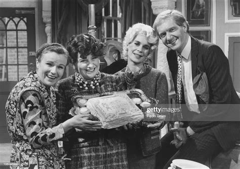 Actors Julie Walters, Victoria Wood, Celia Imrie and Duncan Preston ...