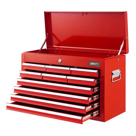 Giantz 10-Drawer Tool Box Chest Cabinet Garage Storage Toolbox Red