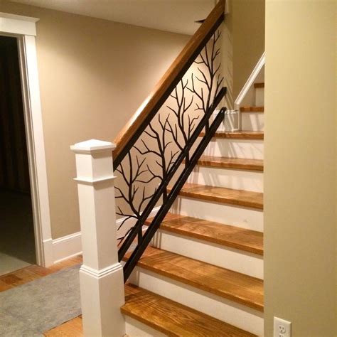 Wrought iron railing | Staircase railing design, Stair railing design, Interior stair railing