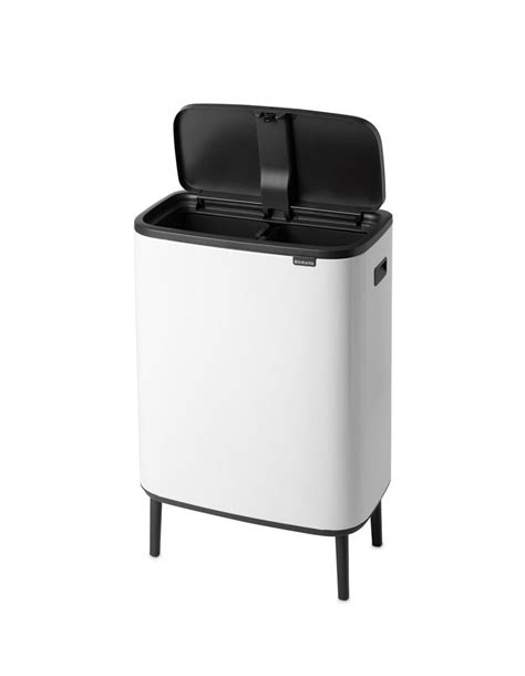 Bo Hi Touch Bin 2 x 30L White | Brabantia Kitchenware | Nsthunder