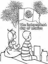 Mexican Independence Day Coloring Page sketch template