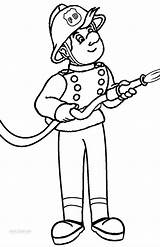 Free Printable Fireman Coloring Pages sketch template