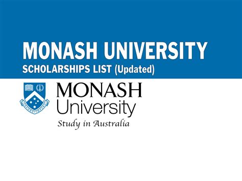 Monash University Scholarship 2024 (Fully Funded)