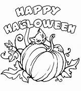 Happy Halloween Coloring Pages  Best For Kids sketch template