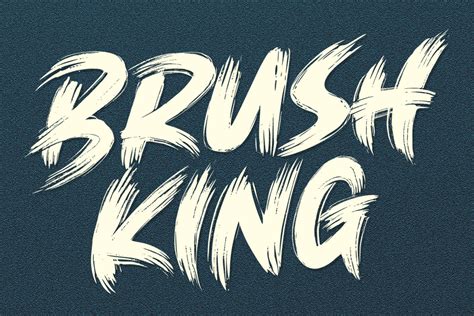 BRUSH KING / Brush Font (409425) | Regular | Font Bundles