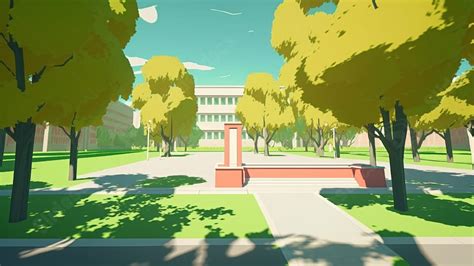 School Campus Powerpoint Background For Free Download - Slidesdocs