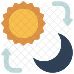 Day Night Cycle Icon - Download in Flat Style