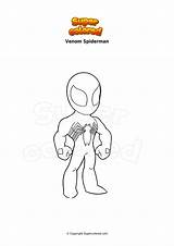 Coloring Page Spider Ham  Supercoloredcom sketch template