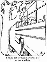 School Bus Safety Coloring Pages Sketch Coloring Page sketch template