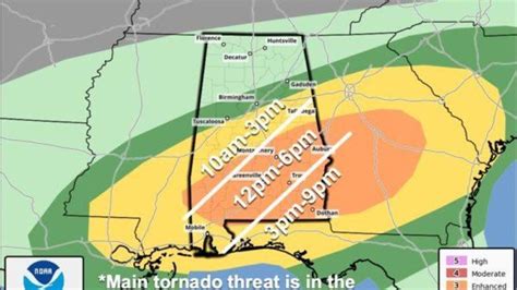 The Weather Authority | Today's Severe Weather Threat In Alabama