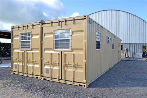 Double-Wide Shipping Container Office | 16-foot Office