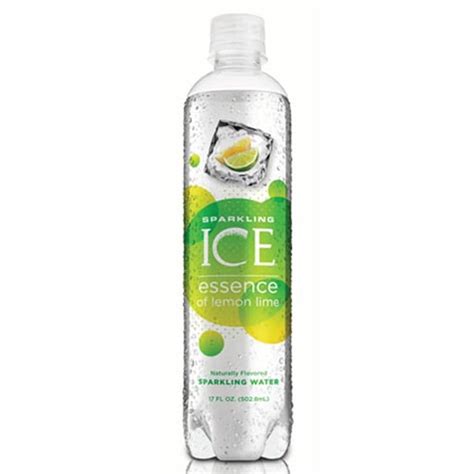 Sparkling Ice Essence of Lemon Lime Naturally Flavored Sparkling Water ...