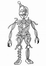 FNAF Coloring Pages  Free Printable For Kids sketch template