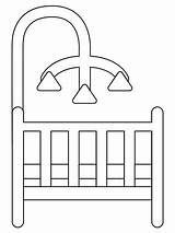 Cot Clipart For Coloring  Vrogueco sketch template