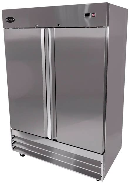 SABA Heavy Duty Commercial Reach-In Refrigerator (Two Door, Stainless Steel) - Coolers ...