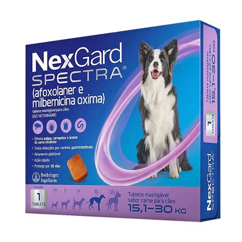 Antiparasitário Mastigável para Cães de 15,1 a 30kg NEXGARD