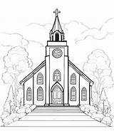 7000  Detailed Chapel Coloring Sheets Pictures sketch template