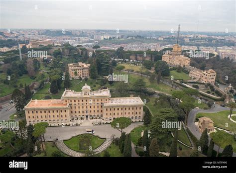 Vatican city aerial view Stock Photo - Alamy