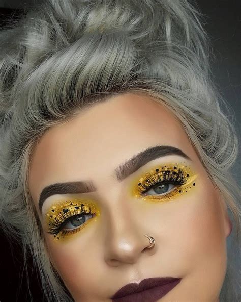 Bumblebee-inspired Makeup Look