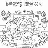 42  Fuzzy Hygge Coloring Pages Free Cute Drawings By Vivi Tinta sketch template