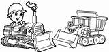 Simple And Cartoon Bulldozer Coloring Pages For Boys  Coloring sketch template