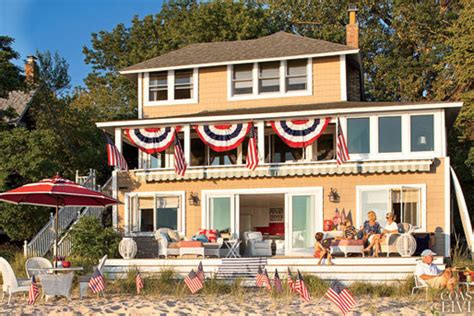 This Lake Michigan Cottage, Featured In Coastal Living, Is One Patriotic Abode (PHOTOS) | HuffPost