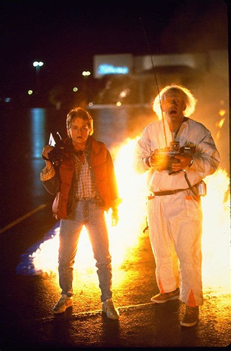 Michael J. Fox and Christopher Lloyd in Back to the Future (1985) | The ...