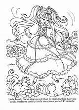 Lady Lovely Locks Coloring Pages Coloring sketch template