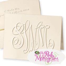 stationery monogrammed embossed graphics Office Supplies > General Supplies > Paper Products ...