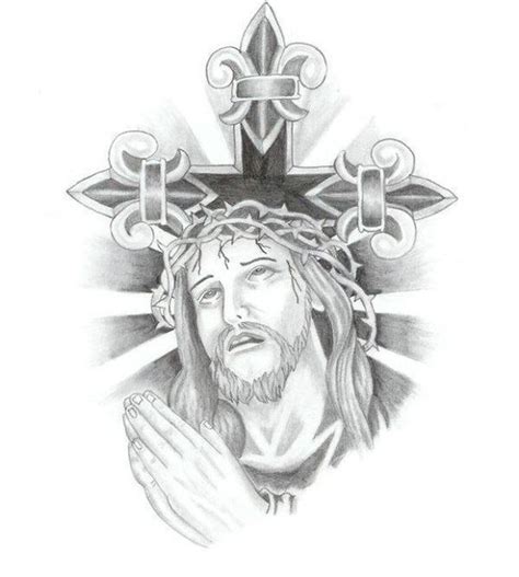 Cross n praying jesus tattoo design - Tattoos Book - 65.000 Tattoos Designs Sister Tattoo ...