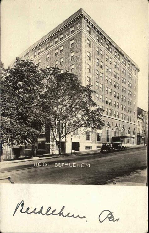 Bethlehem PA Hotel Bethlehem c1920 Real Photo Postcard | United States ...