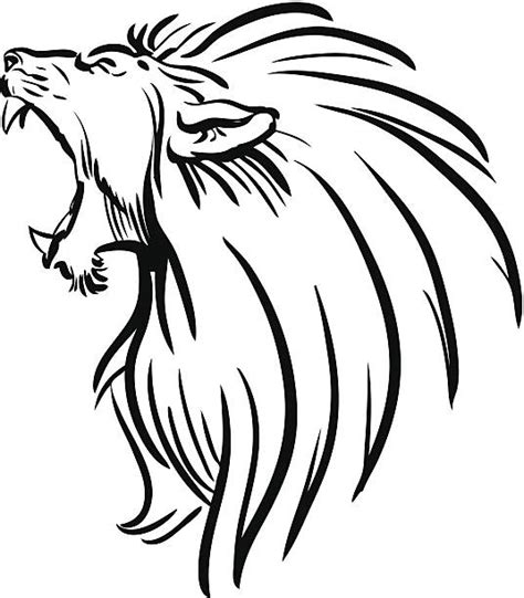 Roaring Lion Logo Black And White