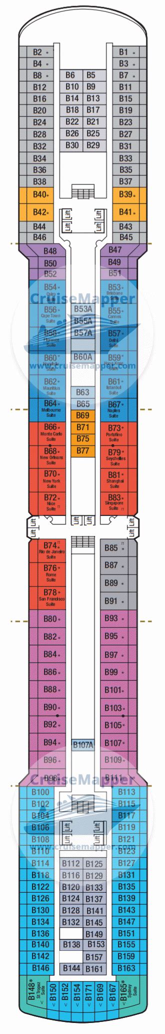 Arcadia Cruise Ship Map - Image to u