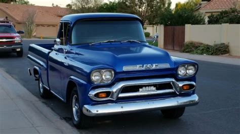 1959 GMC Apache Fleetside SWB Pickup Rare 9310 AZ Rust Free Truck with ...