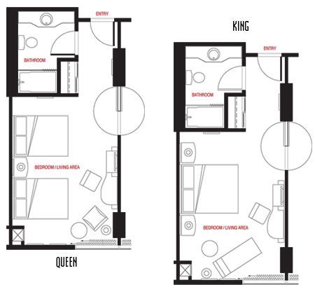 Hotel Room Floor Plans | ... in Las Vegas, NV - Best Las Vegas Hotel Room Deals - Treasure ...