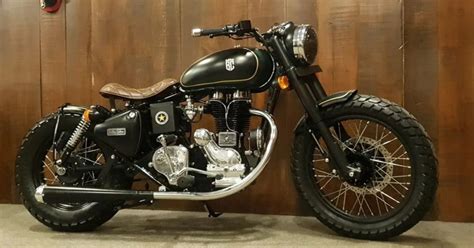 Royal Enfield Bullet (Cast Iron) Modified Into A Stunning Bobber