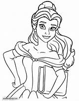 Belle Coloring Book  Princess Disney Cinderella Anime sketch template