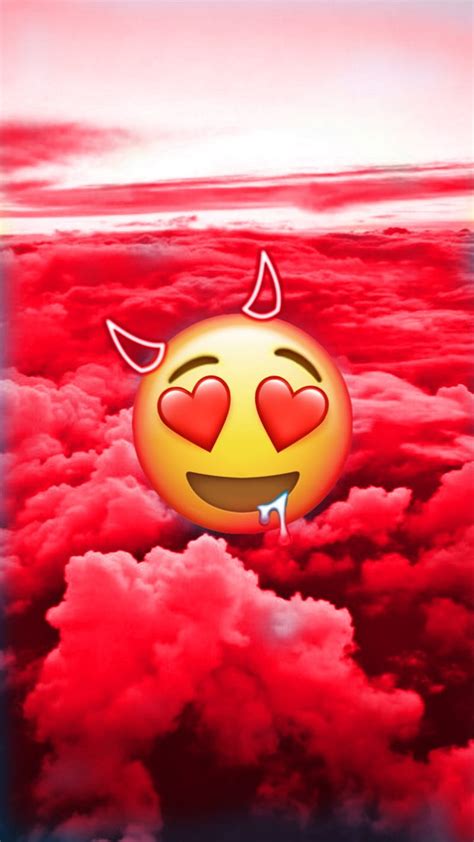 Love Cielo, sky, cool, diablo, emoji, emojis, nice, clouds, red, xd, xf ...