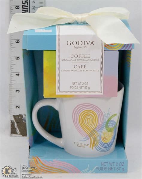 NEW GODIVA MUG GIFT SET