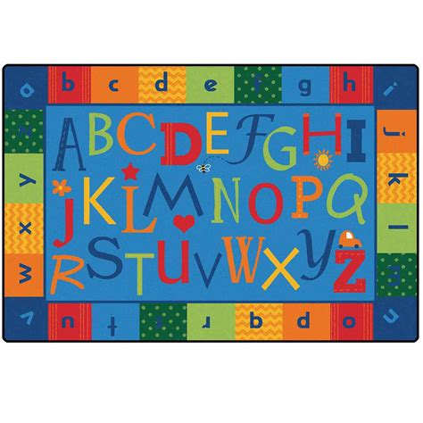 KIDSoft™ Alphabet Around Literacy Rug | Becker's