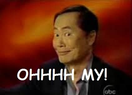 Ohhhhhh my, George Takei! | Memes, Incoming call screenshot, Poster