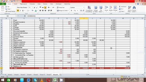 How to Prepare Ten Column Worksheet in excel spread sheet @myesheet ...