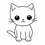 Kucing Mewarnai Kittens Sketch Coloring Page sketch template