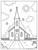 20 Church Coloring Pages Free PDF Printables sketch template